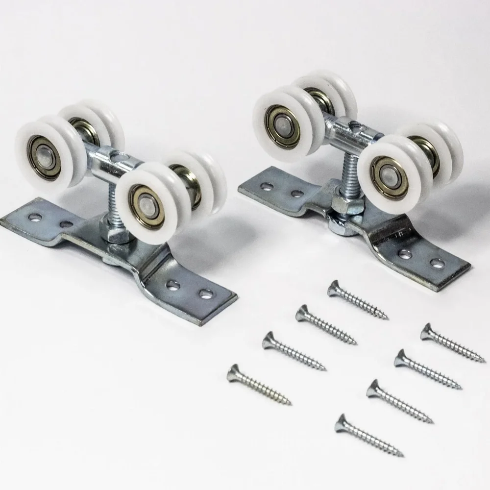 Roldana C&ocirc;ncava 4 Rodas Base Elevada com Rolamento