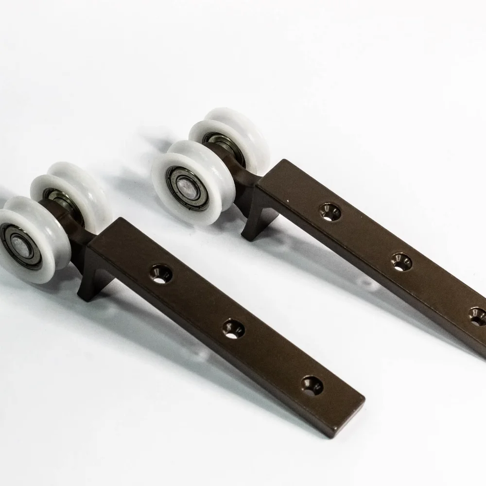 Roldana C&ocirc;ncava Fixa 2 Rodas Lateral Aluminio